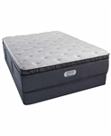 Simmons Beautyrest Platinum Preferred CH 15 inch Luxury Plush Pillow Top Mattress Set - Twin