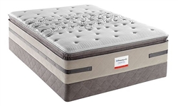 King Sealy Posturepedic Cushion Firm Euro Pillowtop Hybrid Mattress Set