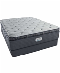 Simmons Beautyrest Platinum Preferred CR 16 inch Luxury Firm Pillow Top Mattress Set - Twin