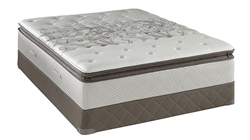 Queen Sealy Posturepedic Plush Euro Pillowtop Mattress Set